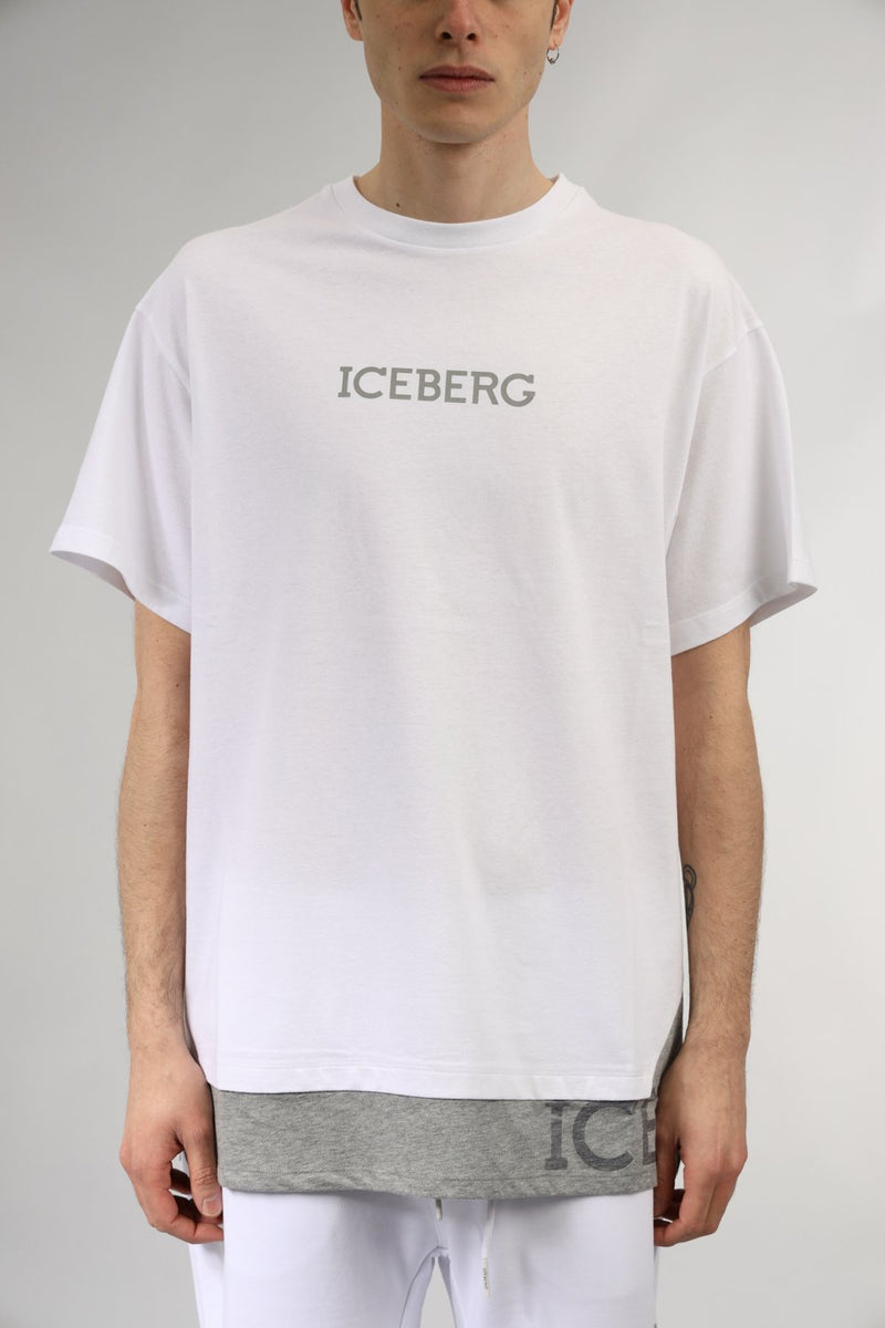 ICEBERG T-shirt con logo in cotone