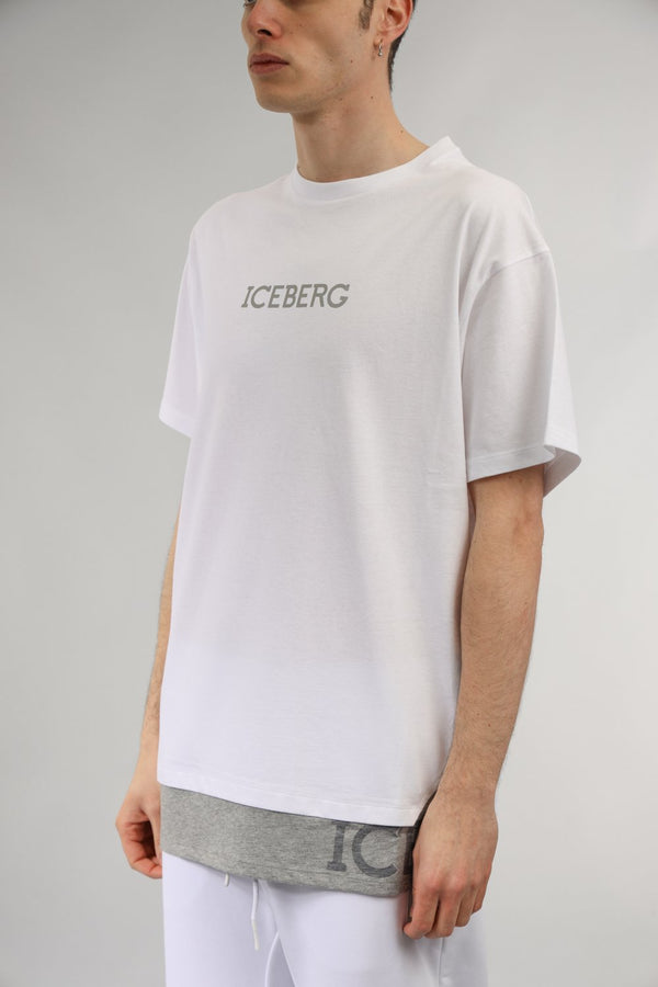 ICEBERG T-shirt con logo in cotone