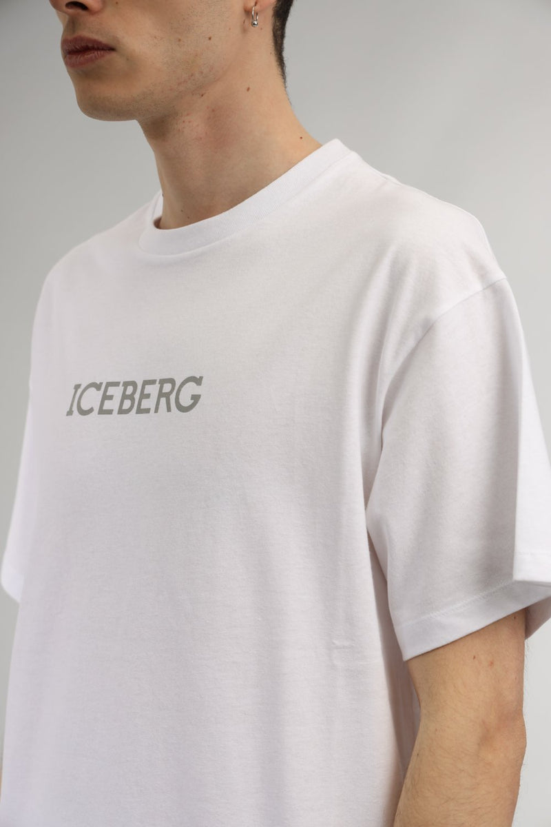 ICEBERG T-shirt con logo in cotone