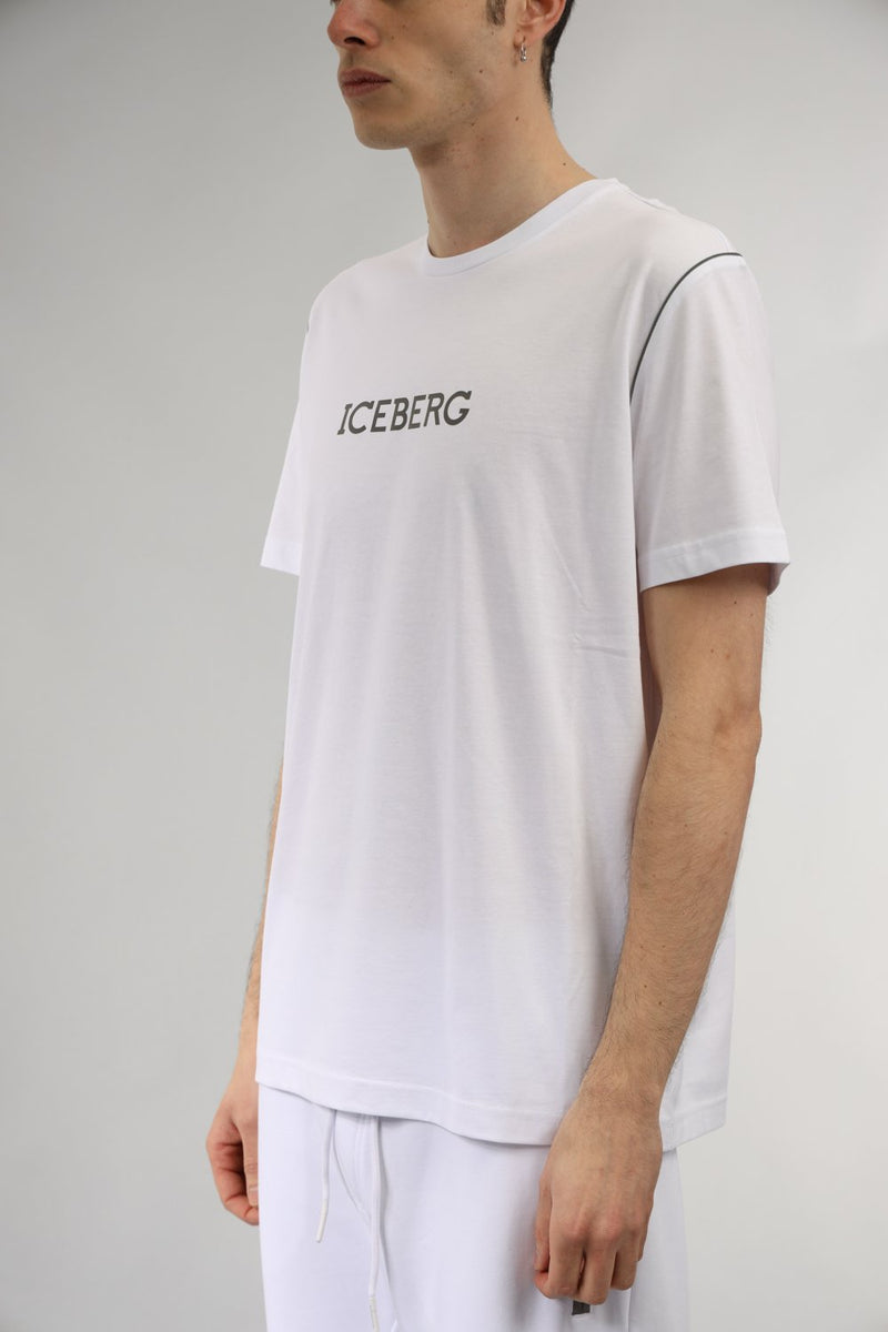 ICEBERG T-shirt con logo in cotone