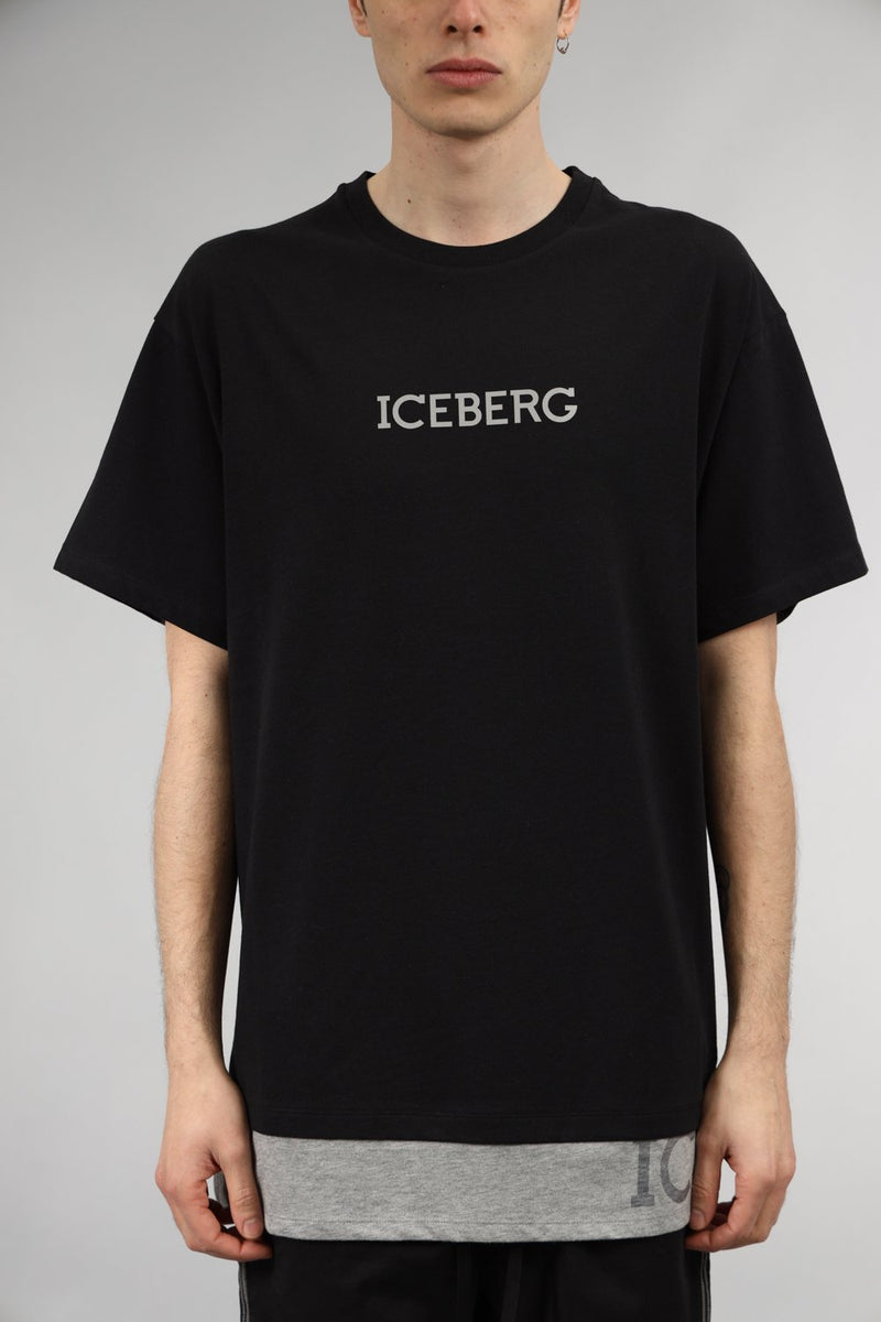 ICEBERG T-shirt con logo in cotone