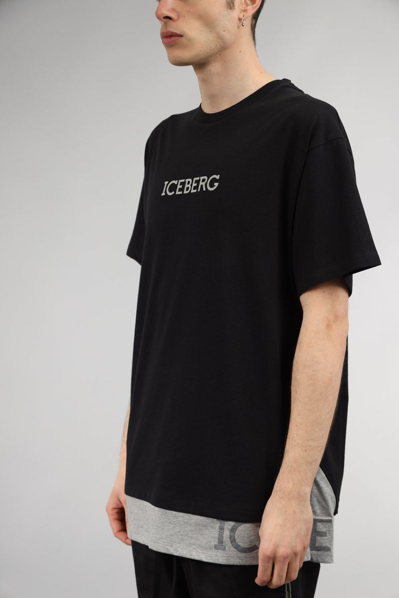 ICEBERG T-shirt con logo in cotone