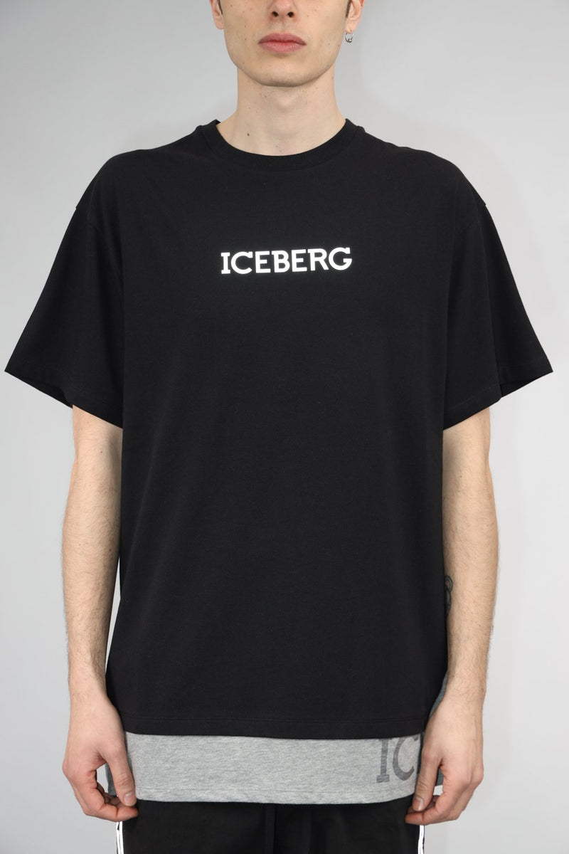 ICEBERG T-shirt con logo in cotone