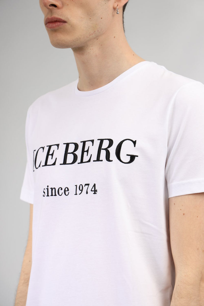 ICEBERG T-shirt con logo in cotone