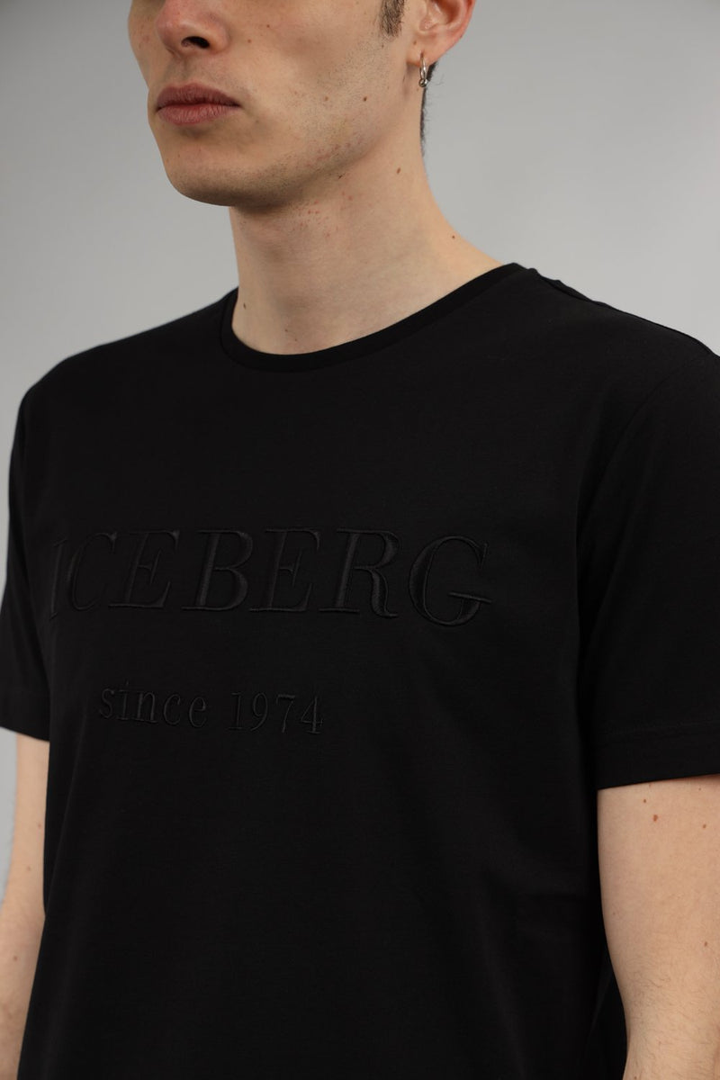 ICEBERG T-shirt con logo in cotone