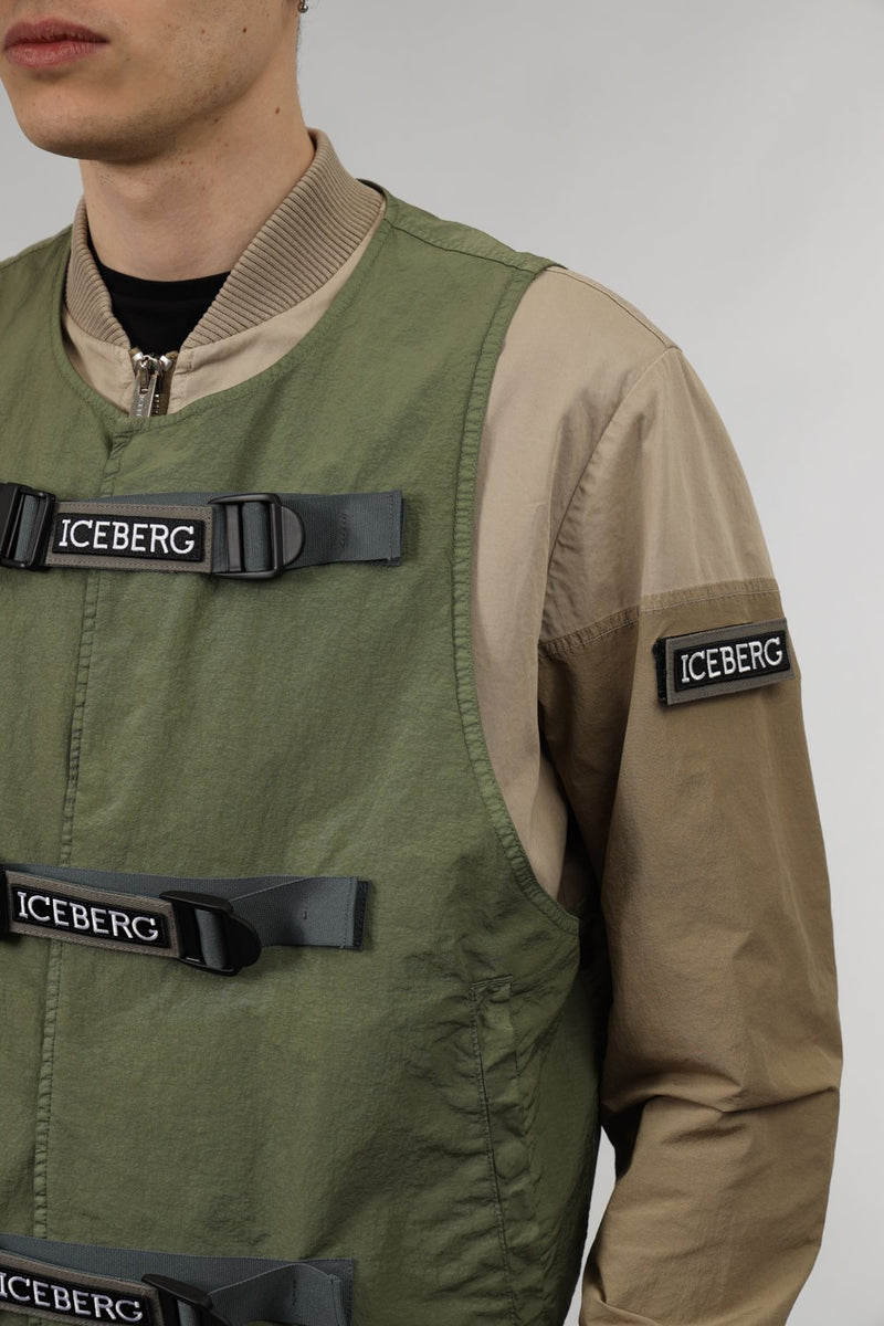 ICEBERG Giubbino con gilet in cotone