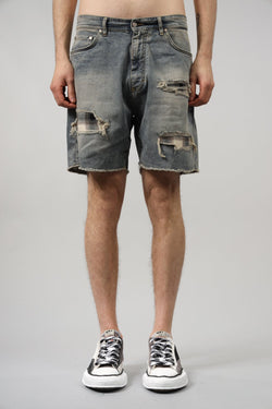 REPRESENT Bermuda underwork denim