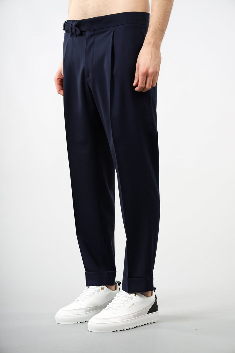 BEABLE CONCEPT Pantaloni con pinces in fresco lana