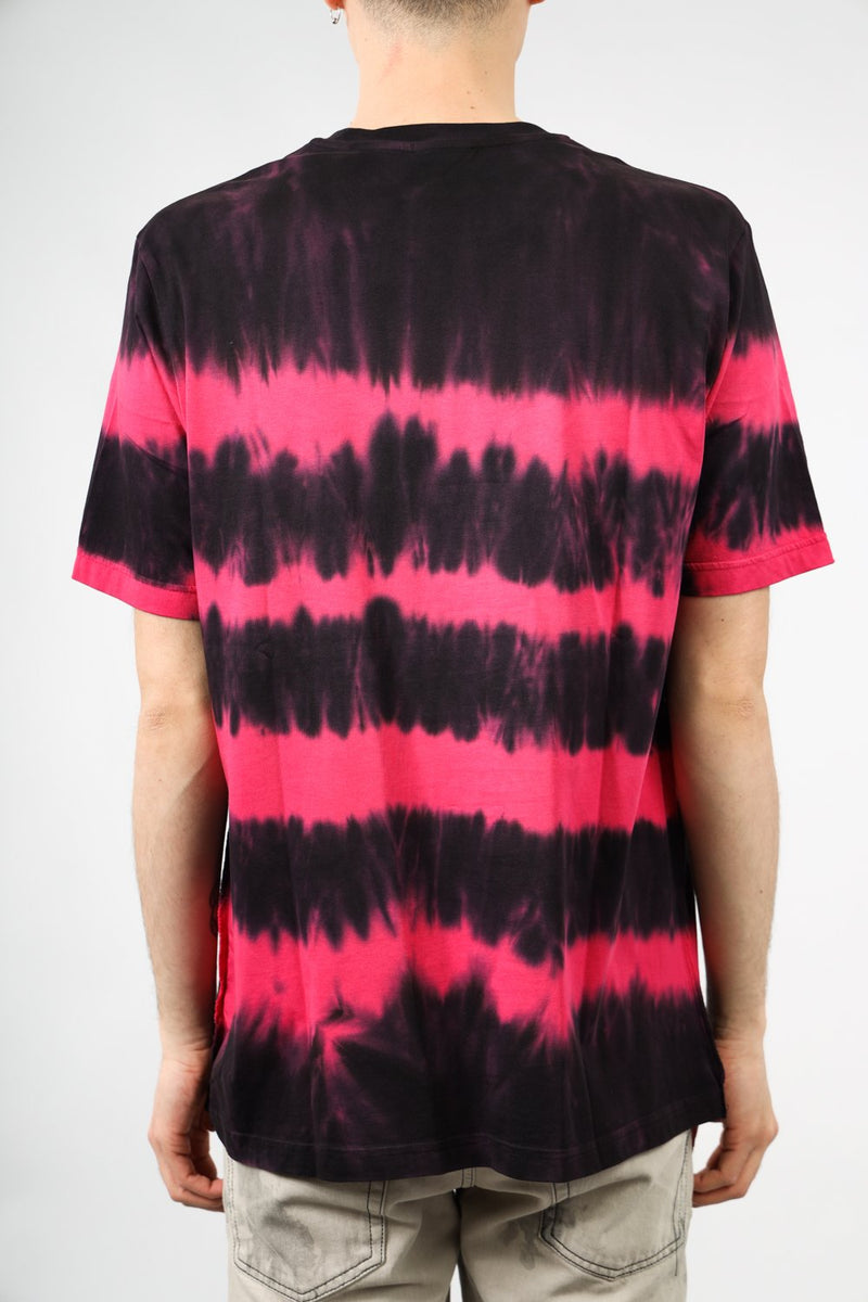 DIESEL T-shirt t-just effetto tie dye in cotone