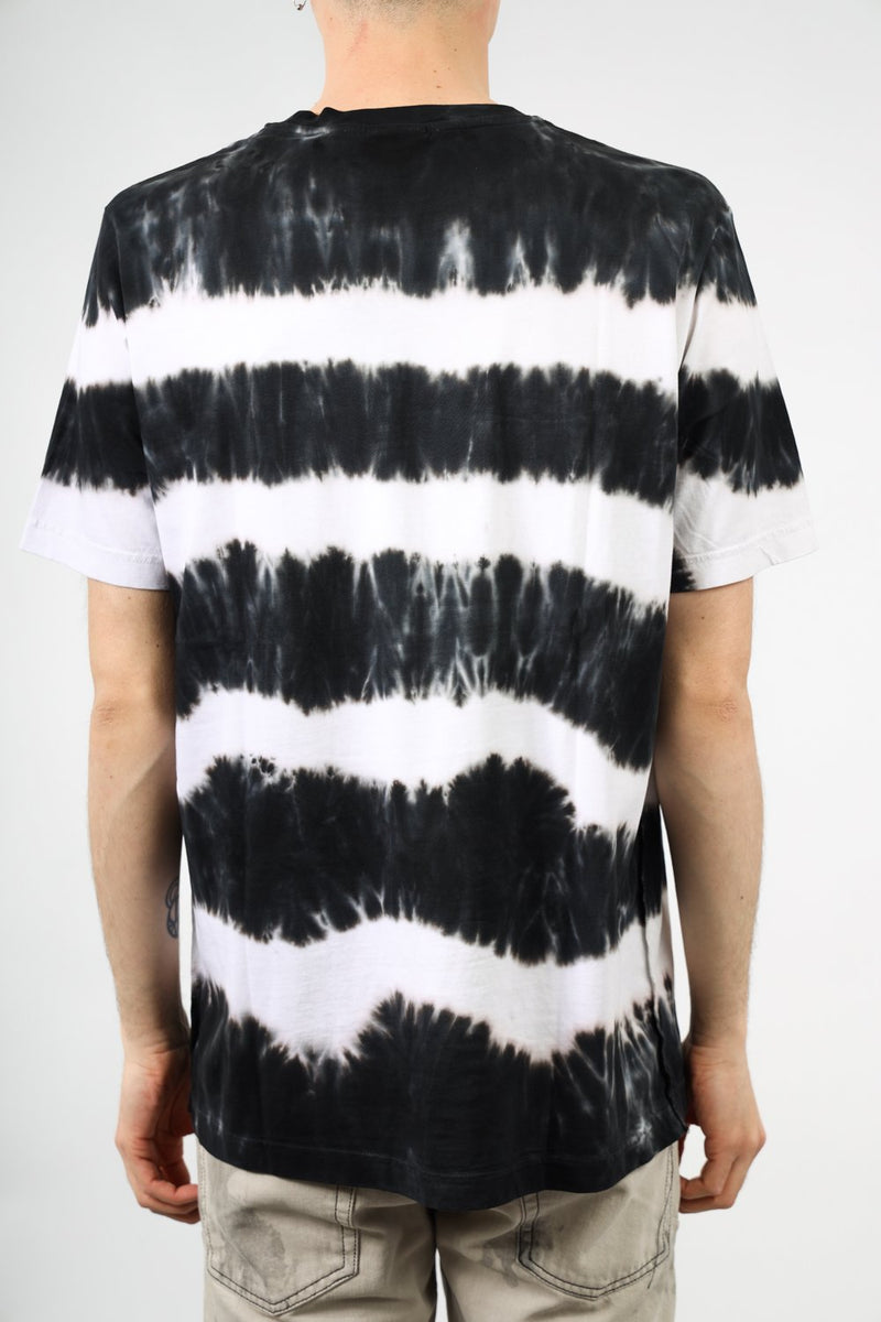 DIESEL T-shirt t-just effetto tie dye in cotone