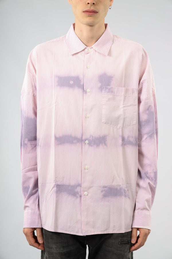 DIESEL Camicia S-brett effetto tie dye in cotone