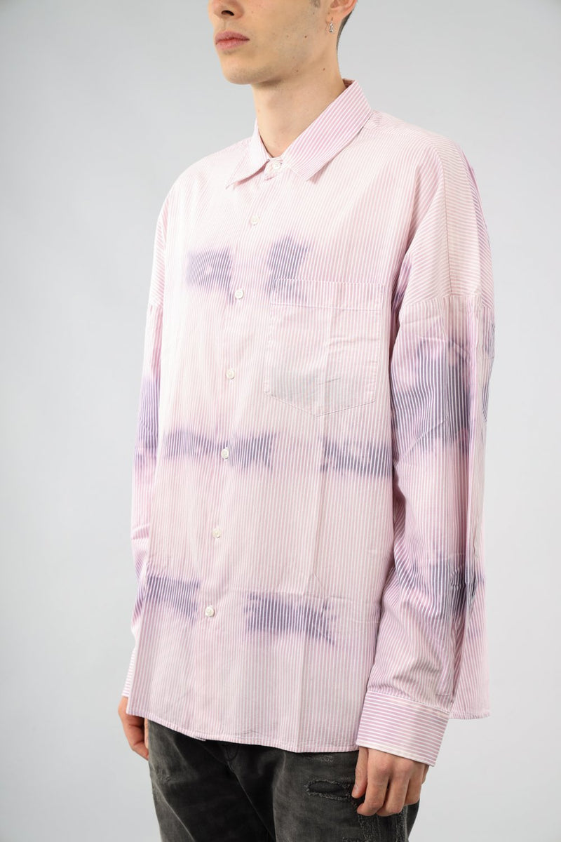 DIESEL Camicia S-brett effetto tie dye in cotone