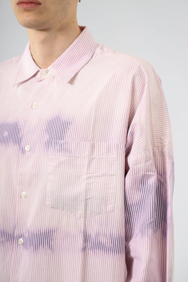 DIESEL Camicia S-brett effetto tie dye in cotone