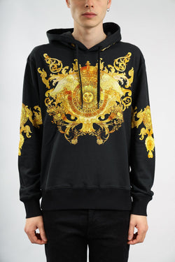 VERSACE JEANS COUTURE Felpa con logo in cotone