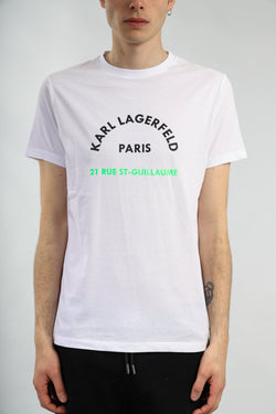 KARL LAGERFELD T-shirt con logo in cotone