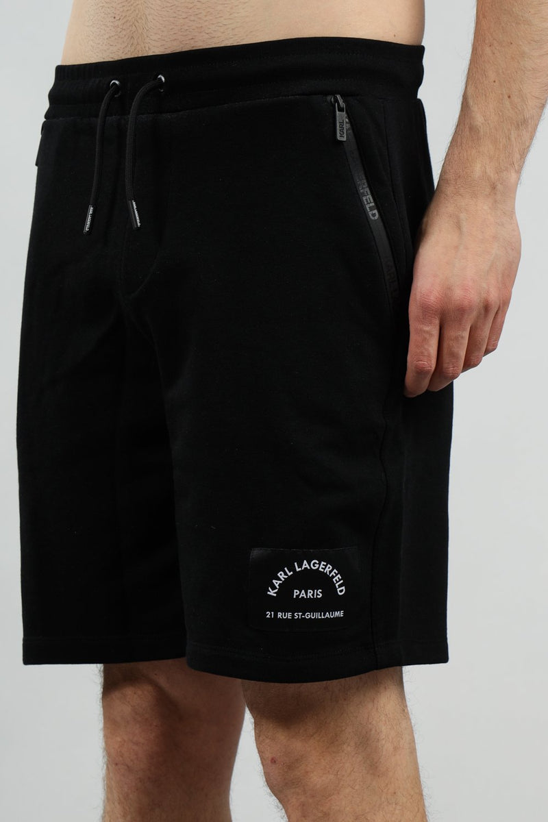 KARL LAGERFELD Bermuda jogger in felpa