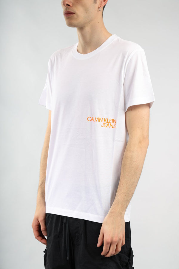 CALVIN KLEIN JEANS T-shirt con logo in cotone