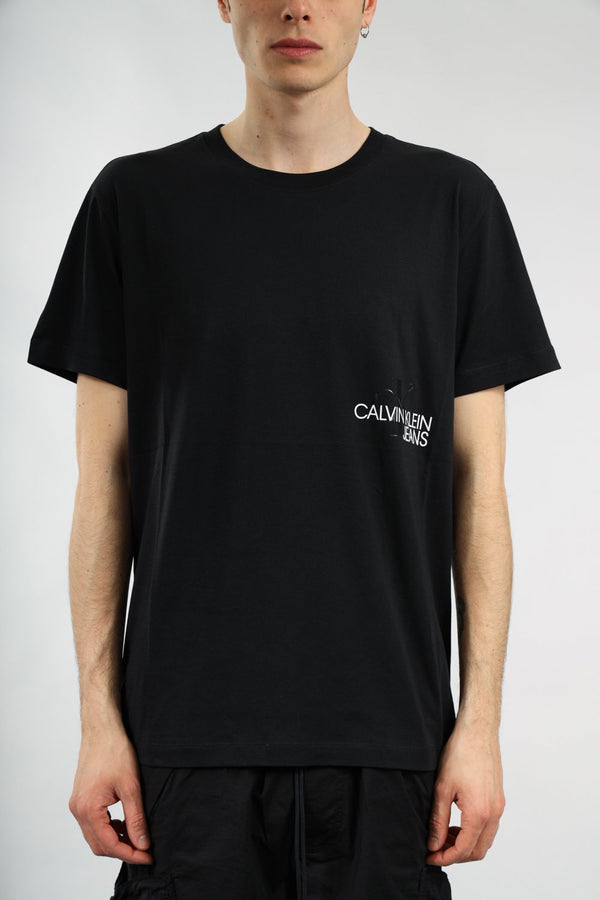 CALVIN KLEIN JEANS T-shirt con logo in cotone