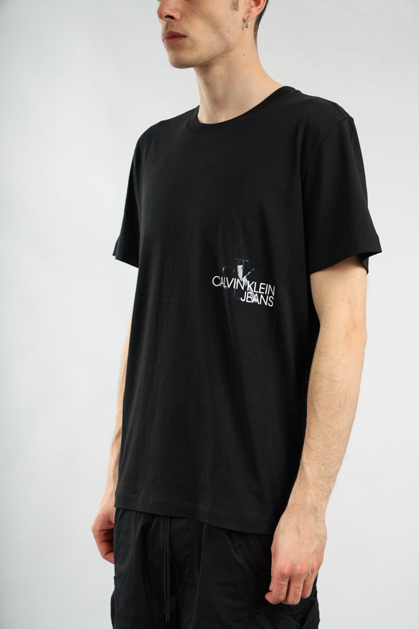 CALVIN KLEIN JEANS T-shirt con logo in cotone