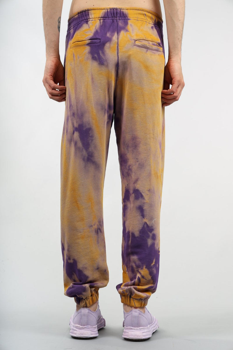 BONSAI Pantaloni jogging effetto tie dye in cotone