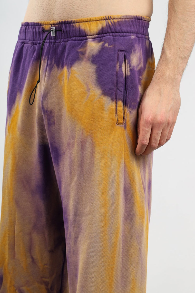 BONSAI Pantaloni jogging effetto tie dye in cotone