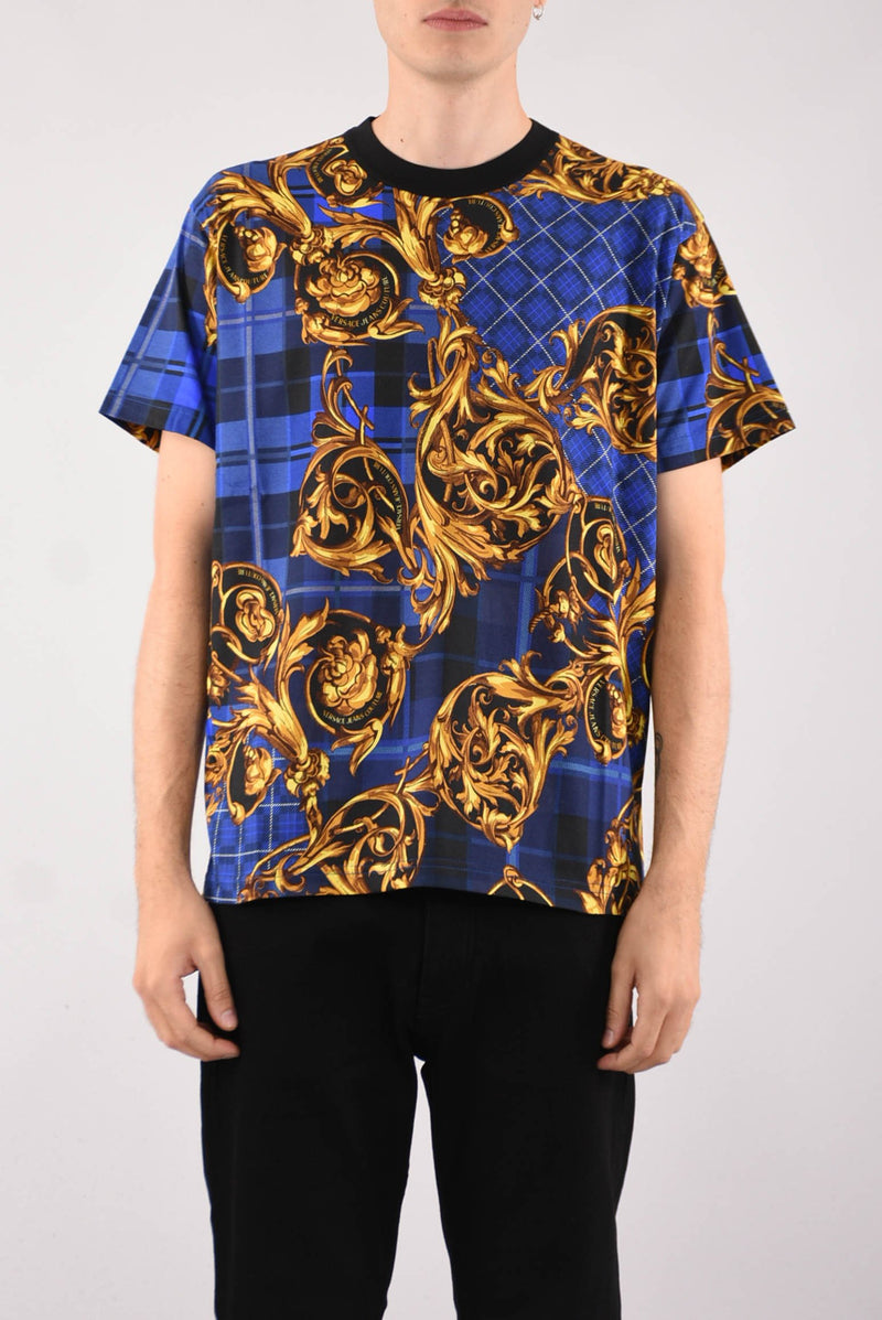 VERSACE JEANS COUTURE T-shirt stampa barocca