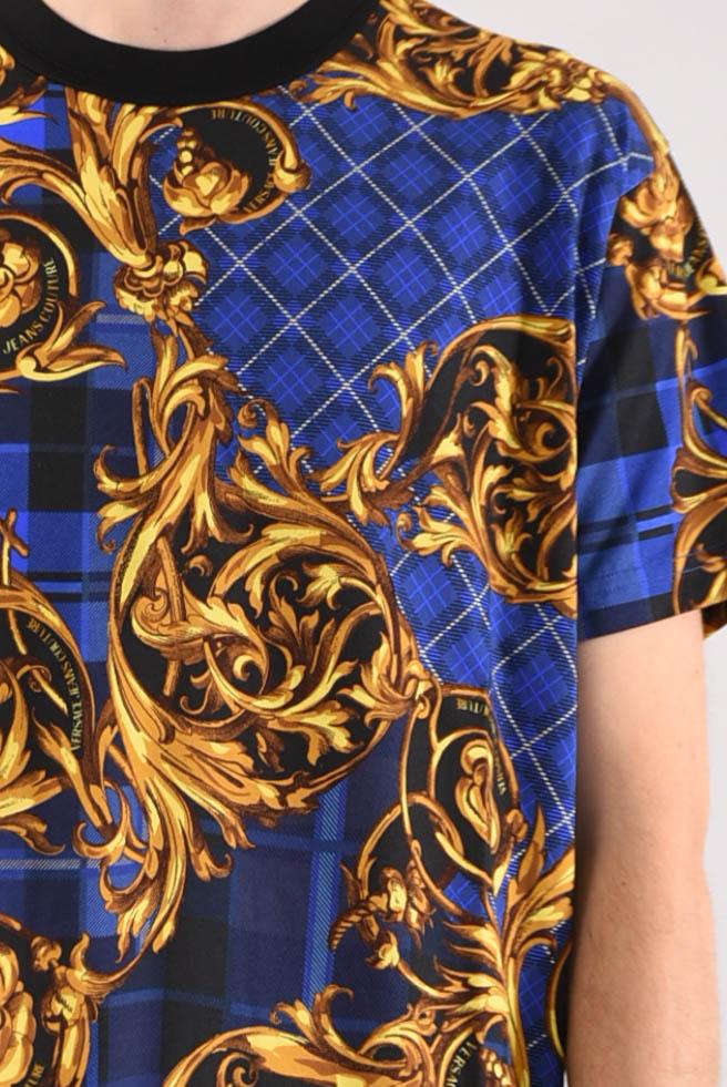 VERSACE JEANS COUTURE T-shirt stampa barocca