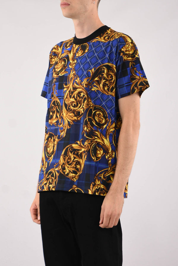 VERSACE JEANS COUTURE T-shirt stampa barocca