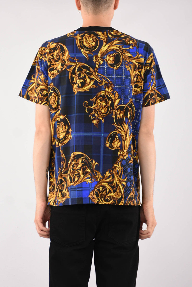 VERSACE JEANS COUTURE T-shirt stampa barocca