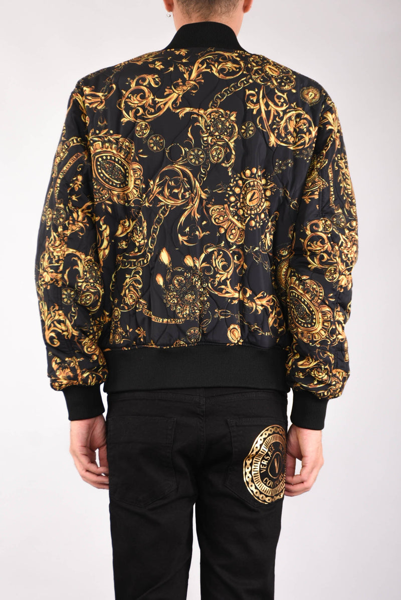 VERSACE JEANS COUTURE Bomber stampa barocca