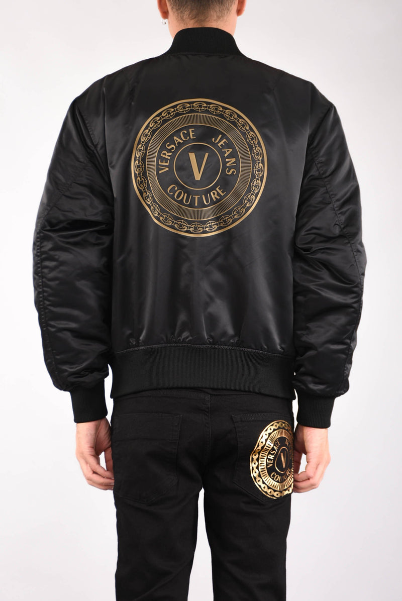 VERSACE JEANS COUTURE Bomber stampa barocca