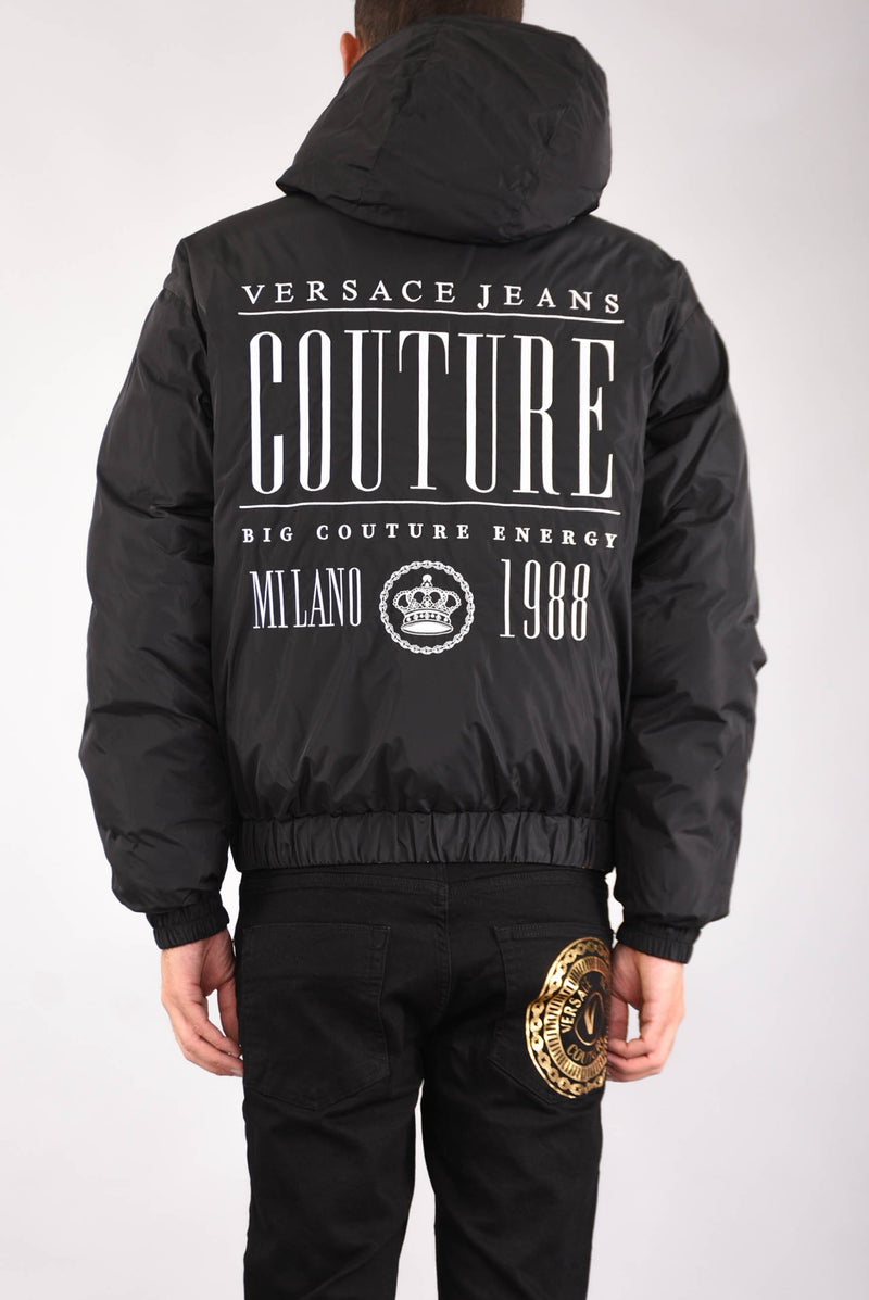 VERSACE JEANS COUTURE Piumino stampa barocca