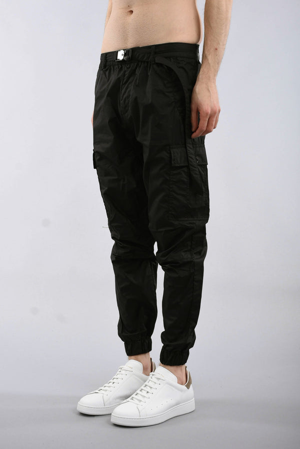 YES LONDON Pantaloni cargo in cotone