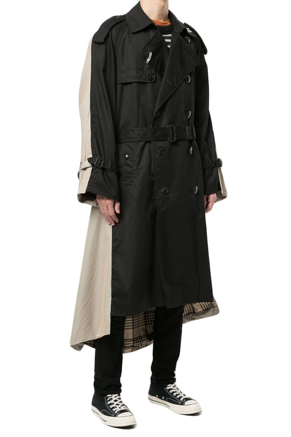 MAISON MIHARA YASUHIRO TRENCH BACK DOCKING