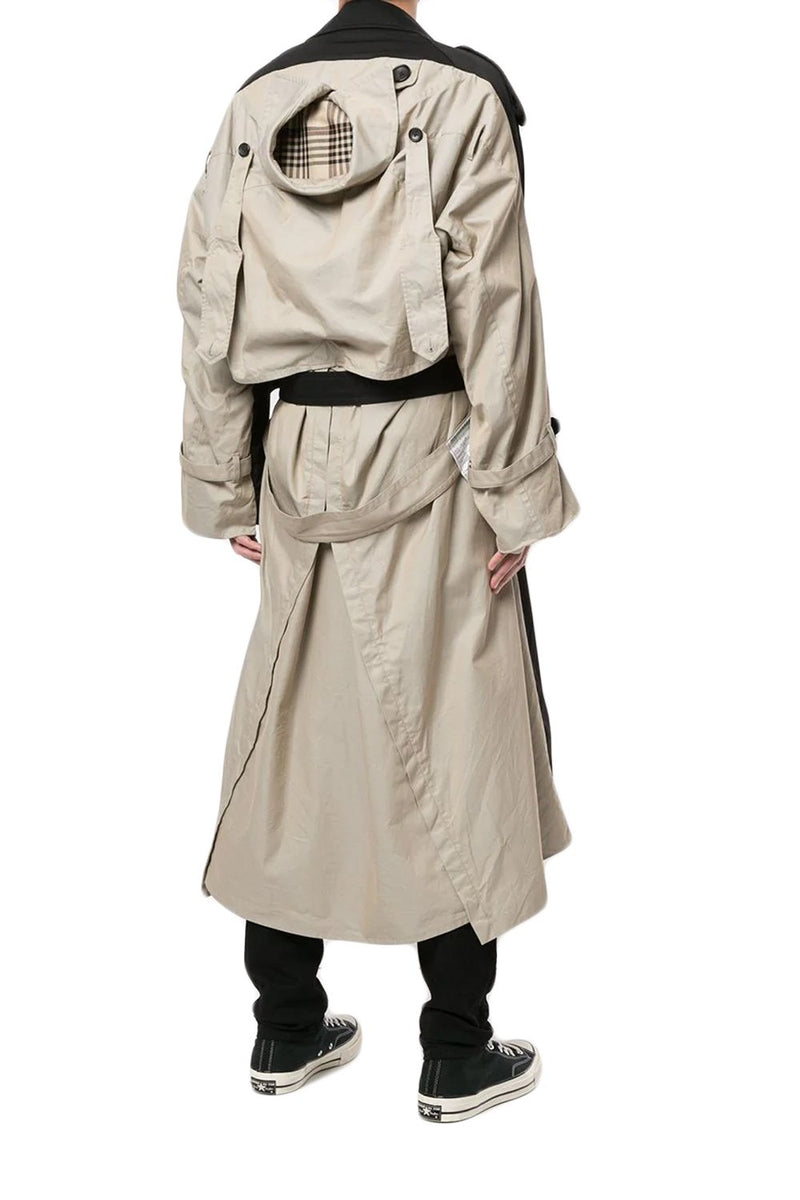 MAISON MIHARA YASUHIRO TRENCH BACK DOCKING