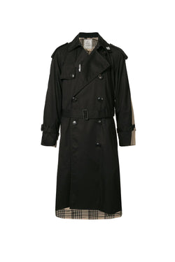 MAISON MIHARA YASUHIRO TRENCH BACK DOCKING