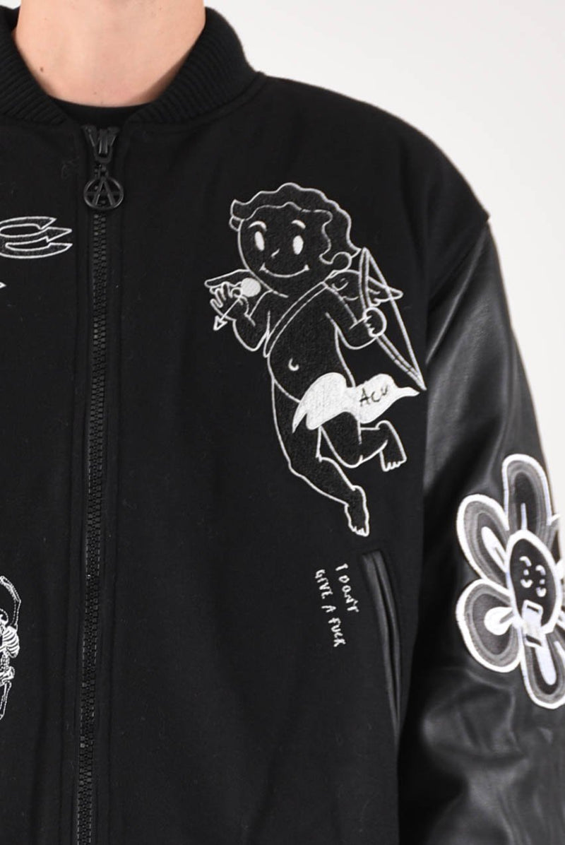 ACUPUNCTURE Bomber patch varsity