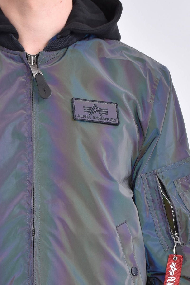 ALPHA INDUSTRIES Bomber ma-1 lw hd rainbow reflective