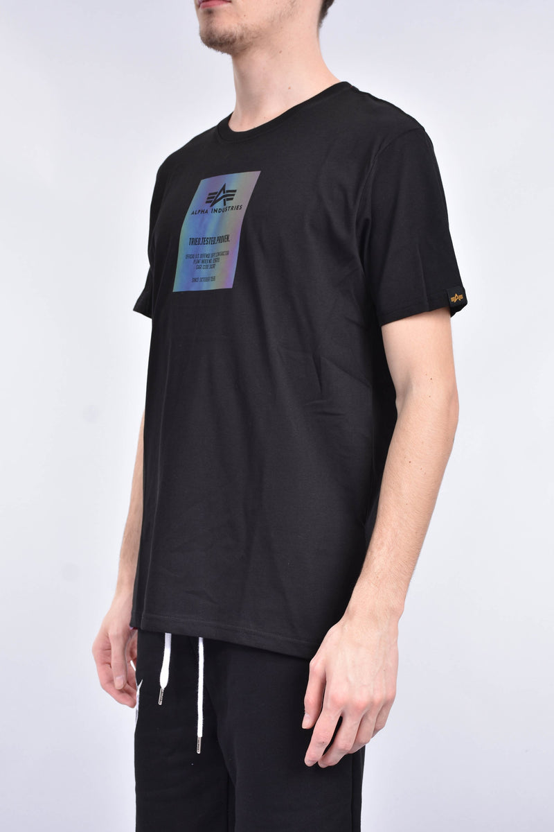 ALPHA INUSTRIES T-shirt rainbow reflective