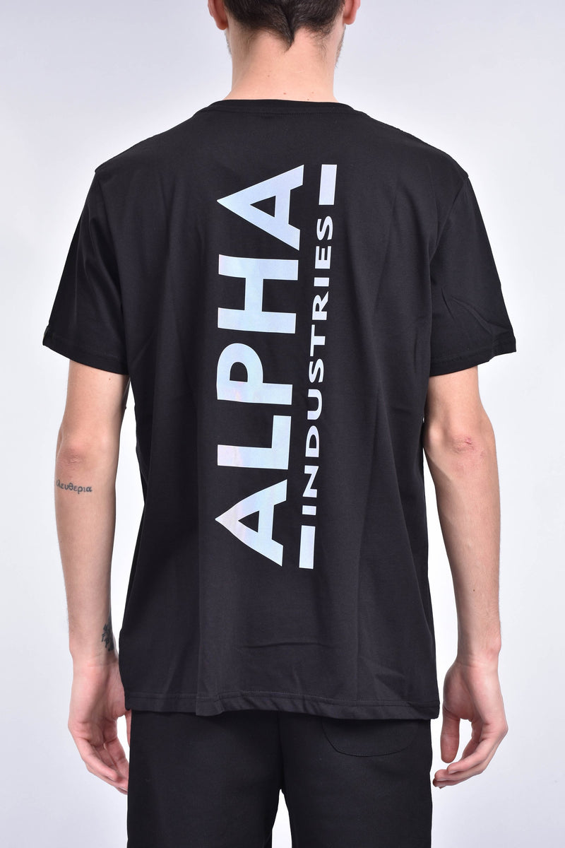 ALPHA INUSTRIES T-shirt backprint reflective