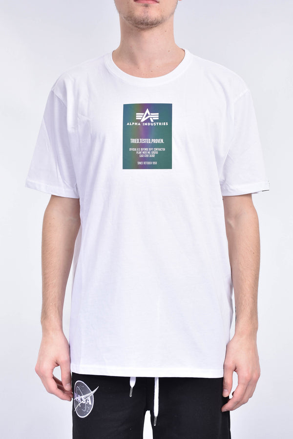 ALPHA INUSTRIES T-shirt rainbow reflective