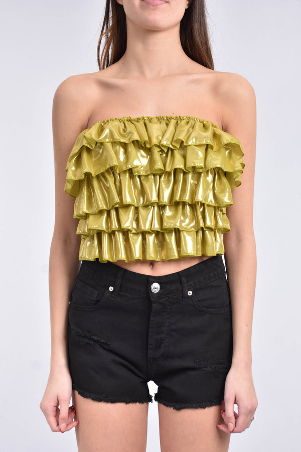 ANIYE BY crop top modello lamin