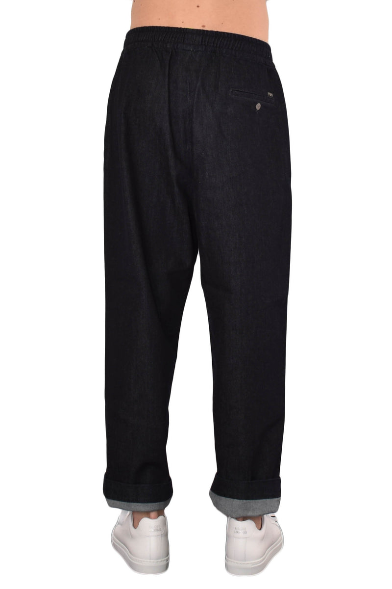 EMPORIO ARMANI PANTALONI JOGGER IN DENIM