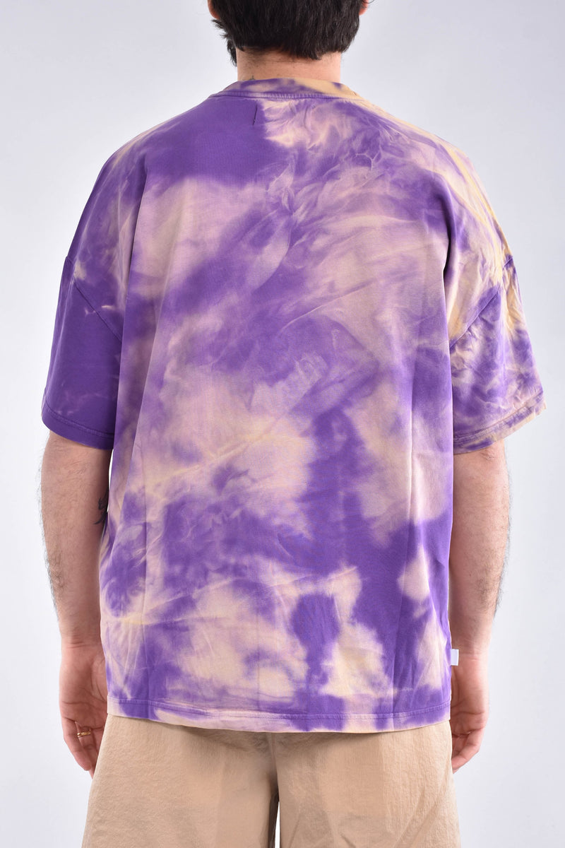 BONSAI T-shirt effetto tie dye in cotone