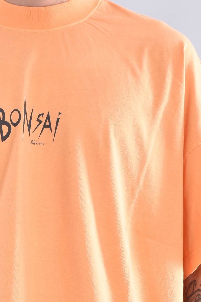 BONSAI T-shirt con stampa in cotone