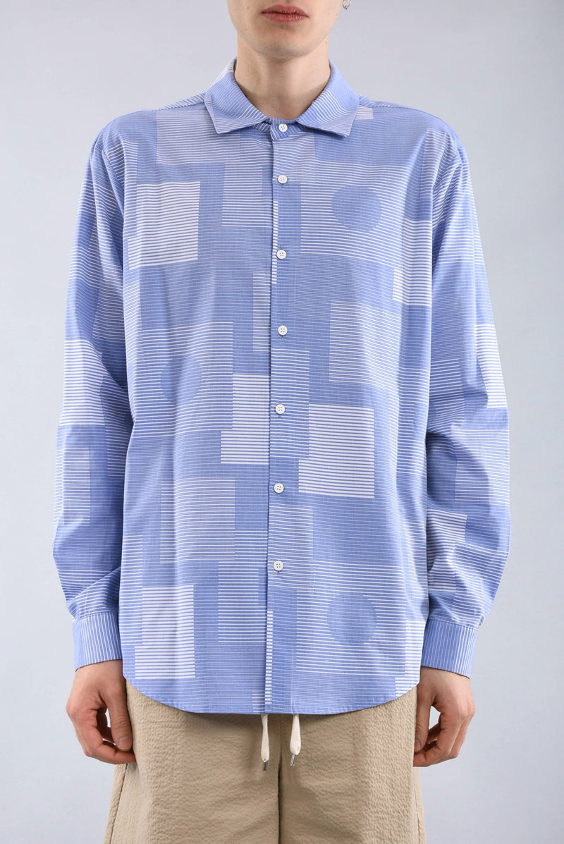 C93 Camicia fantasia in cotone