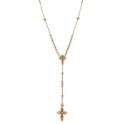 EMANUELE BICOCCHI GOLD ROSARY NECKLACE