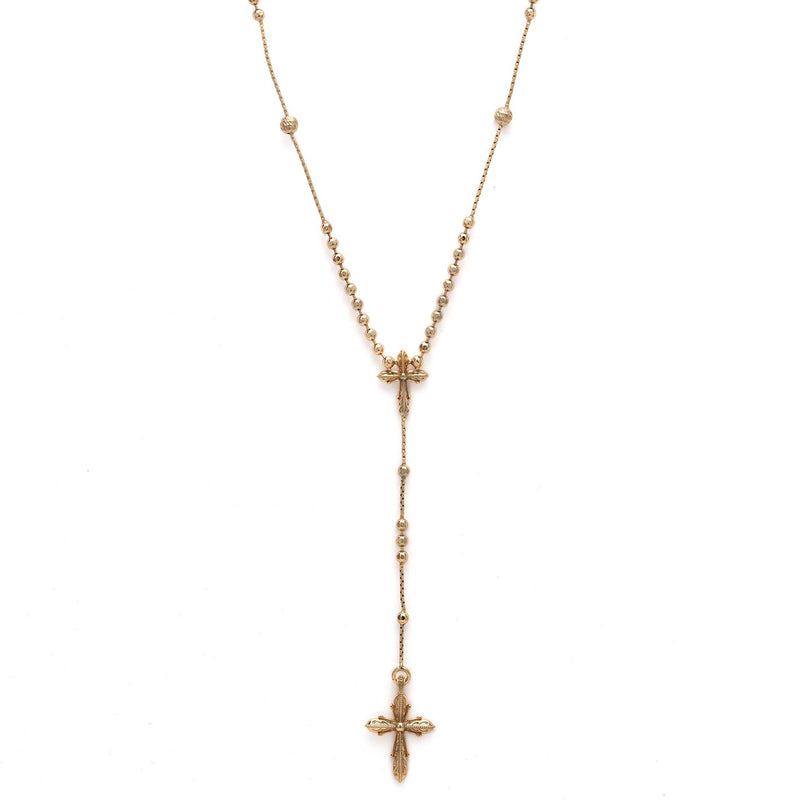 EMANUELE BICOCCHI GOLD ROSARY NECKLACE