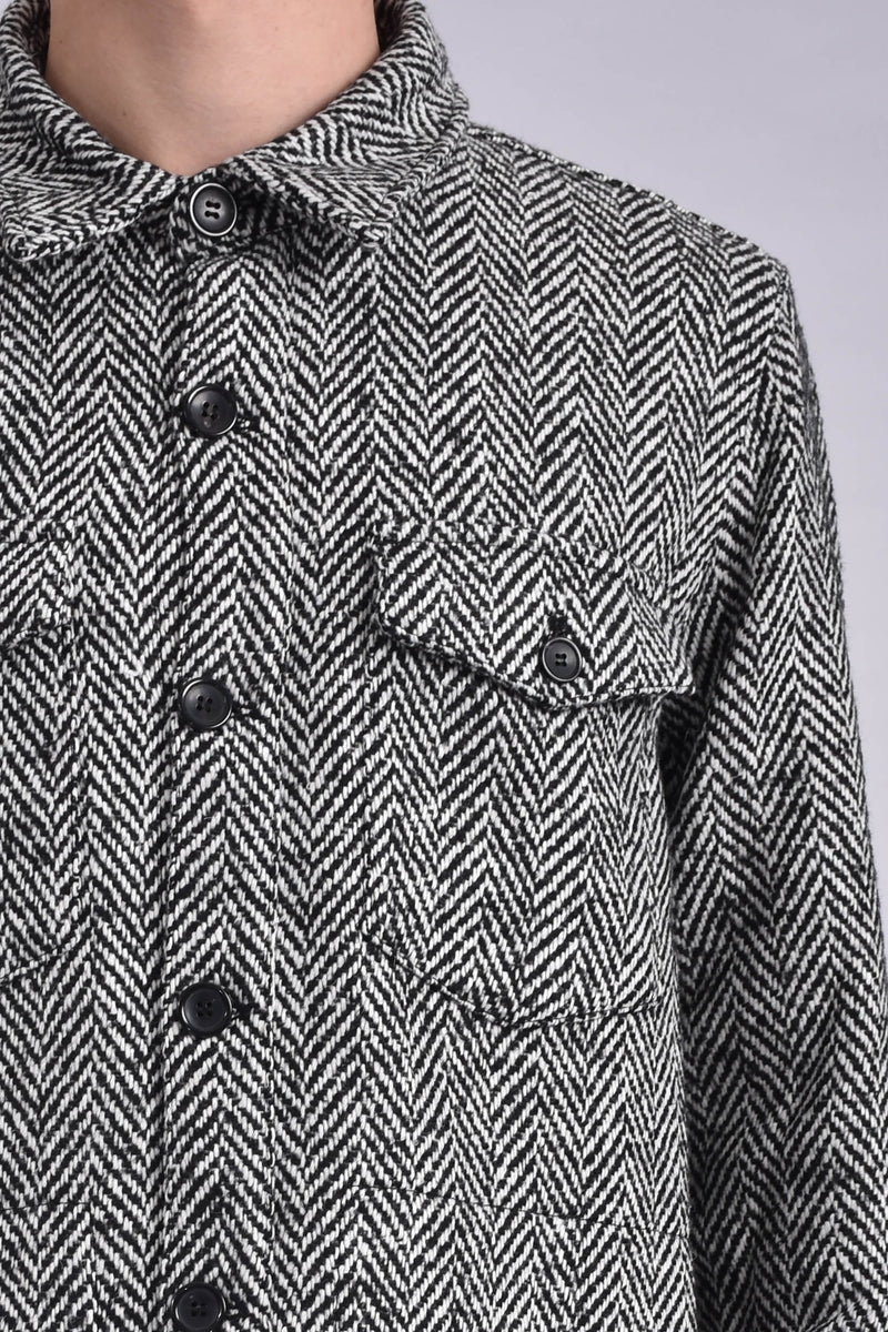 DEPARTMENT 5 GIACCA CAMICIA COLOR SPIGATA