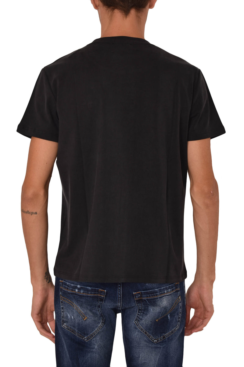 DONDUP T-SHIRT GIROCOLLO CON LOGO